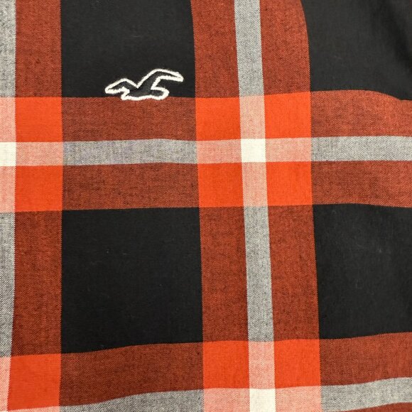 NWOT Men's HOLLISTER‎ Epic Flex Stretch Plaid Button Up Shirt | Size XXL - Picture 4 of 8